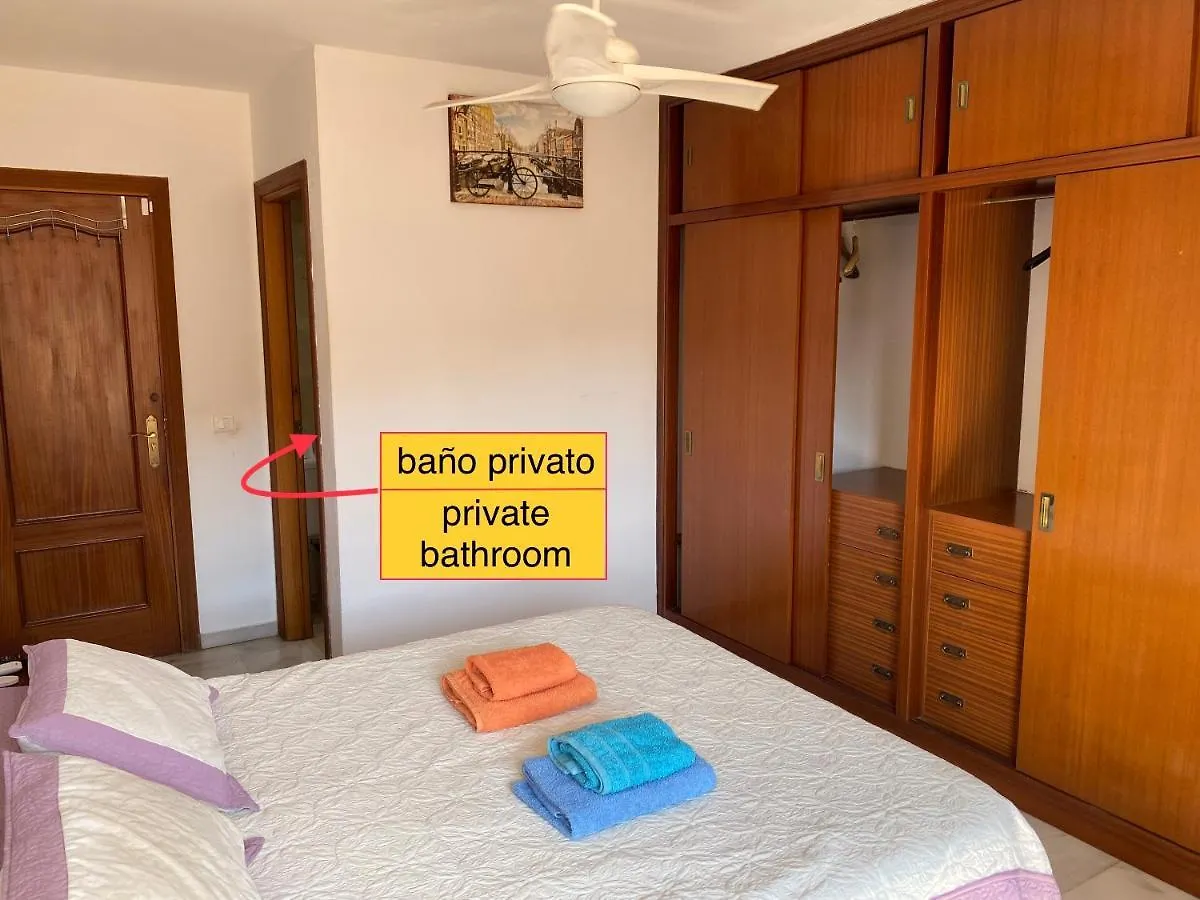 Homestay Malaga Centro Habitaciones Privada En Apartamento Compartidos